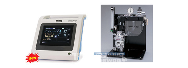 자동혈압계(좌), VME Table(우)